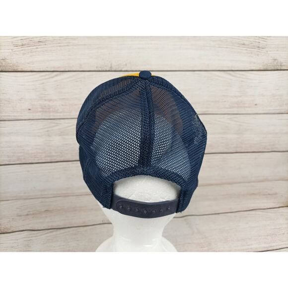 Vintage Cubs On the Go-Day Camp WD Boyce Council Baseball Hat Yellow Blue - Picture 3 of 5